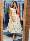 Tew Chinon Viscose Butterfly Western Gown Best Wholesale Shop In Surat